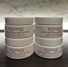 4x Kopari Ultra Restore Body Butter Cream Lotion Hyaluronic Acid 1.4 oz/ 41.8ml