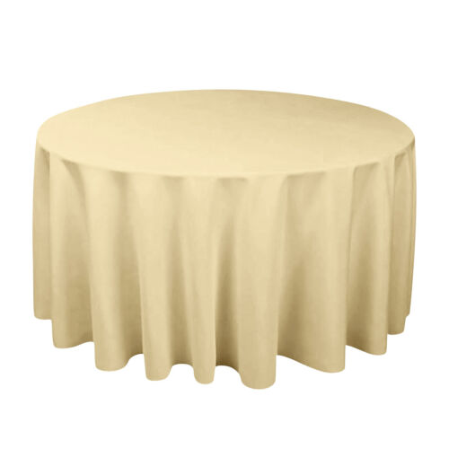 Large Round Table Cover Cloth Wipe Clean Party Waterproof Tablecover Tableware - Picture 10 of 35