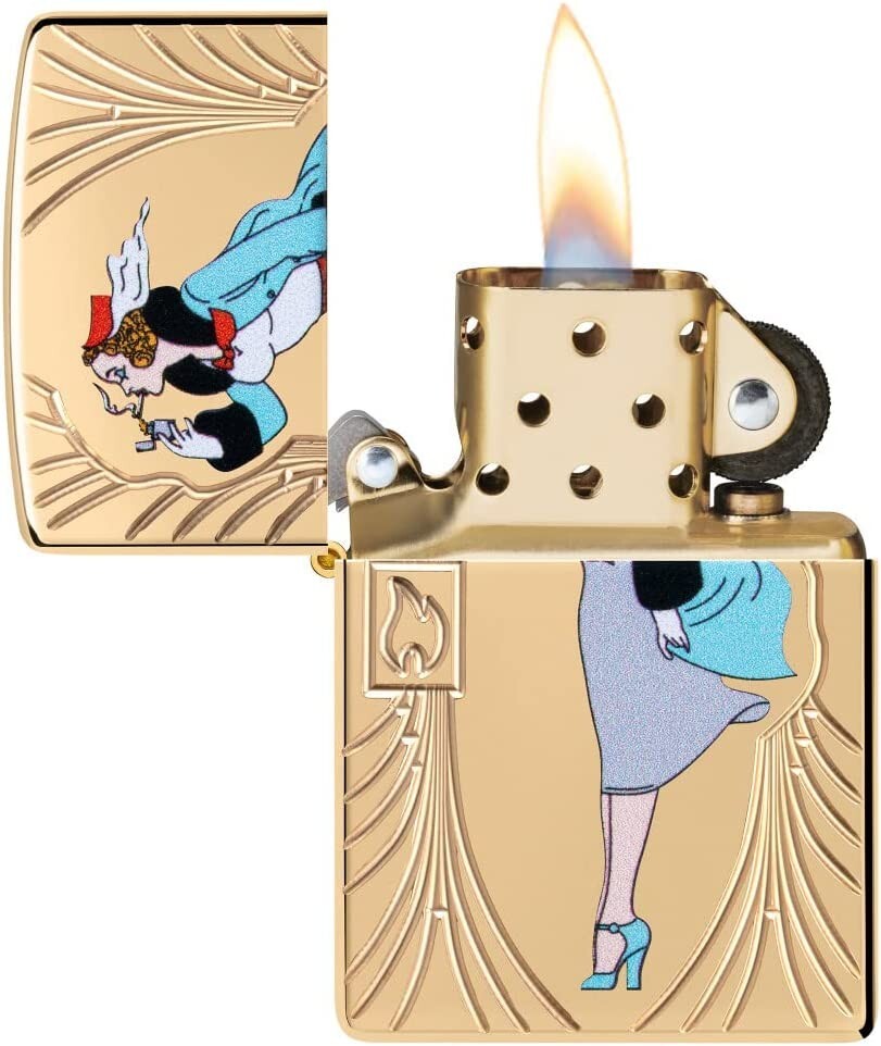 Zippo 48413 Windy Girl 85th Anniversary Collectible Deep Carve
