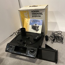 Kodak Carousel Projector 5200 Projector With Remote, Box, Manual, Works Read 