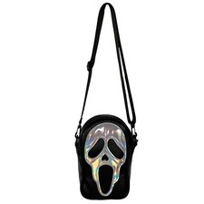 Halloween Scream Ghost Skeleton Shoulder Bag,Gothic Grimace Crossbody Bag, Sp...