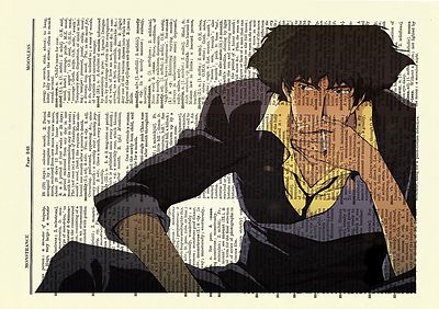 Cowboy Bebop Anime Dictionary Art Print Poster Picture Japan Manga
