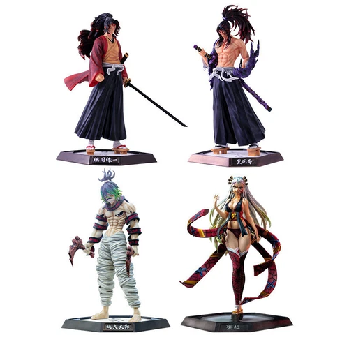 Anime Demon Slayer Tsugikuni Yoriichi Giyuutarou Daki Kokushibo Figure GK Statue - Picture 1 of 31