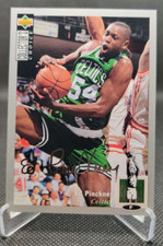 1994-95 Collector's Choice Silver Signature #54 Ed Pinckney Boston Celtics card
