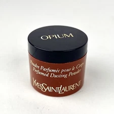 Vintage Yves Saint Laurent YSL OPIUM PERFUMED DUSTING POWDER 7g 25oz Travel Size
