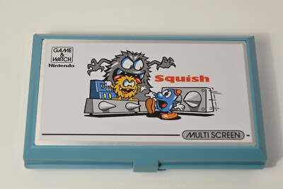 Nintendo GameWatch Squish スキッシュ ゲームウォッチ Vintage Nintendo Game And Watch Squish electronic console