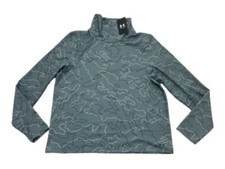 Under Armour ColdWeather Funnel Neck Camo Green Woman’s Long Sleeve Shirt - XS