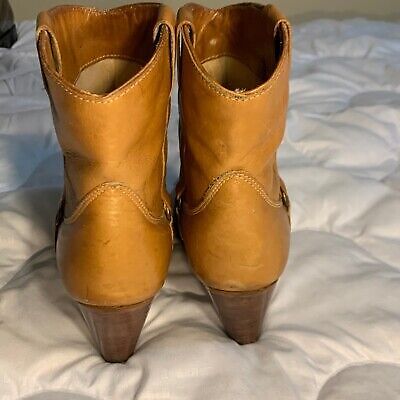 The Wild Pair Womens Cowgirl Leather boots Size 5.5 B | eBay
