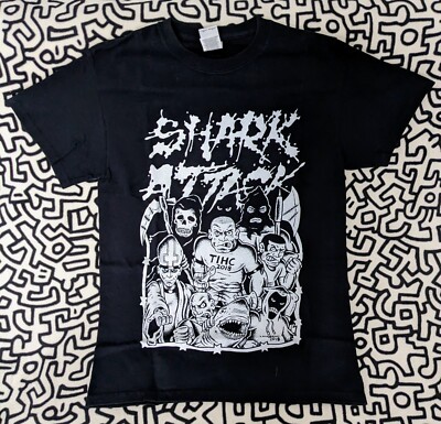 SHARK ATTACK TIHC shirt SMALL this is hardcore bane floorpunch terror shai hulud