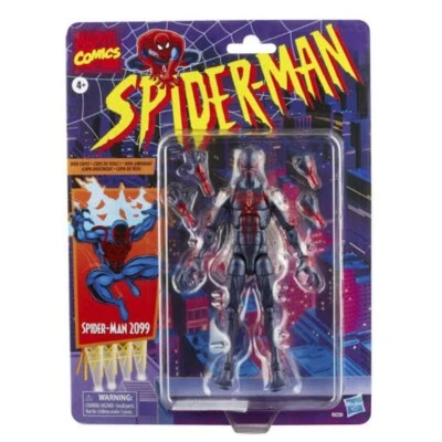 Hasbro Marvel Legends Retro Collection Spider-Man 2099 6 pouces figurine - Photo 1/4