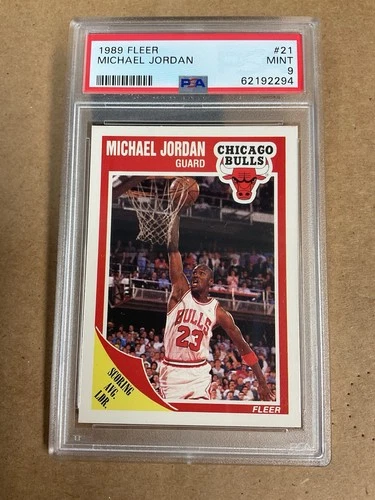 1989 Fleer Michael Jordan #21 PSA 9
