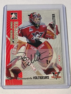 2005-06 ITG Heroes and Prospects Auto Pier-Olivier Pelletier #A-POP Auto