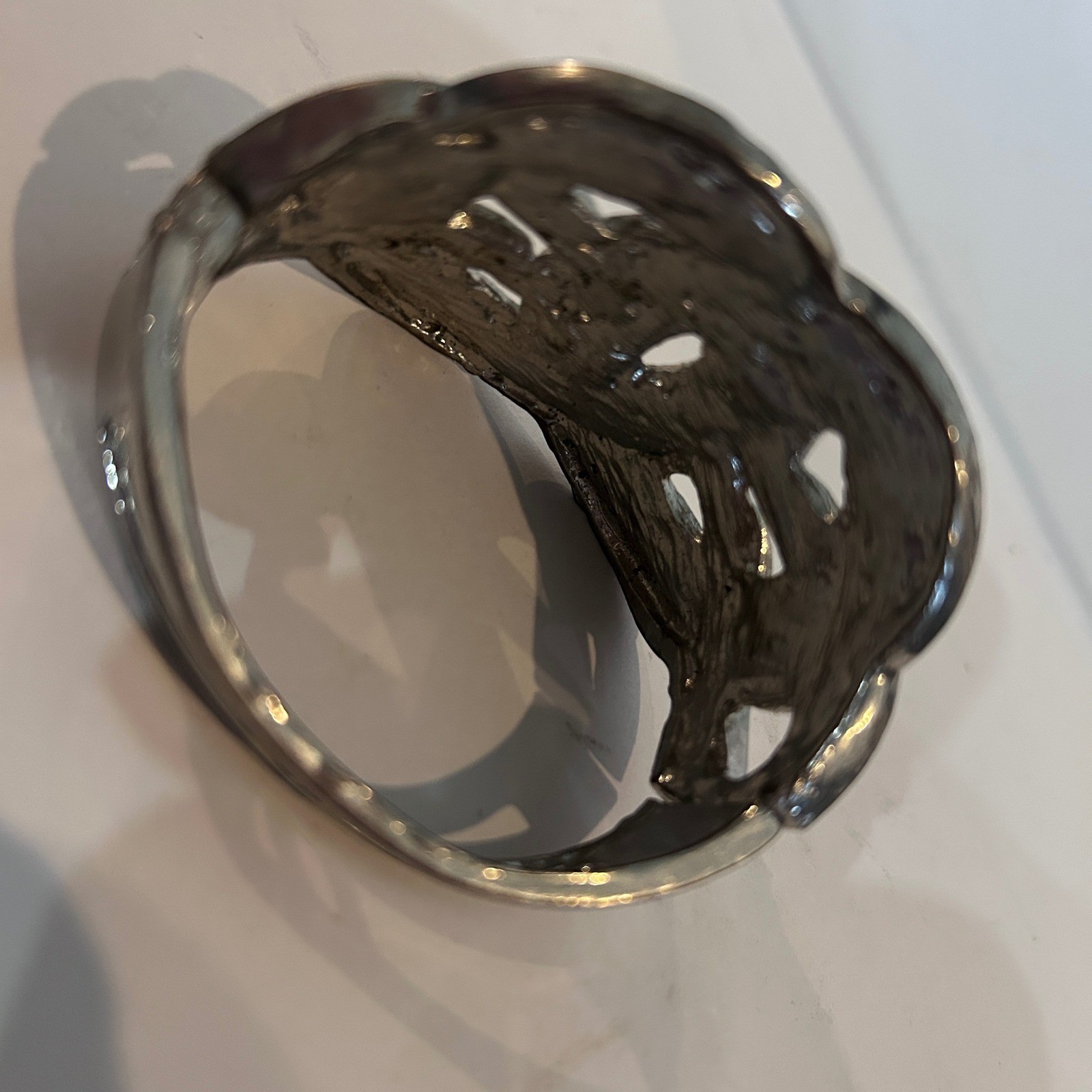 Sparkling Crystal Interlocking Circles Statement … - image 6