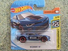 Hot Wheels 2019 #026/250 2018 CAMARO SS dark blue "Brembo" @B