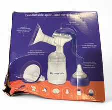 Lansinoh Manual Breast Pump 50520 ComfortFit Flanges Portable BPA-Free