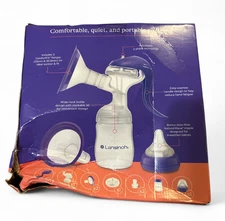 Lansinoh Manual Breast Pump 50520 ComfortFit Flanges Portable BPA-Free