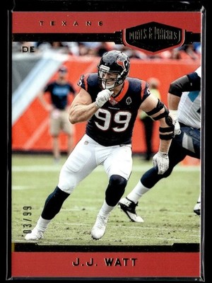 2018 Panini Plates and Patches JJ Watt /99 Houston Texans #77
