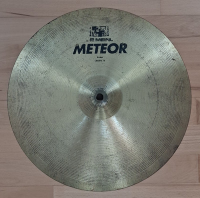 Meinl Meteor Brass CRASH 16'' Top - Crashbecken  |  guter Zustand
