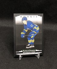 2022-23 Parkhurst Champions Brandon Biro /10 BLACK VARIANT SSP Rookie Card #265