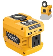 220W Power Inverter Compatible with Dewalt 20V Battery, DC 20V to AC 110V Portab