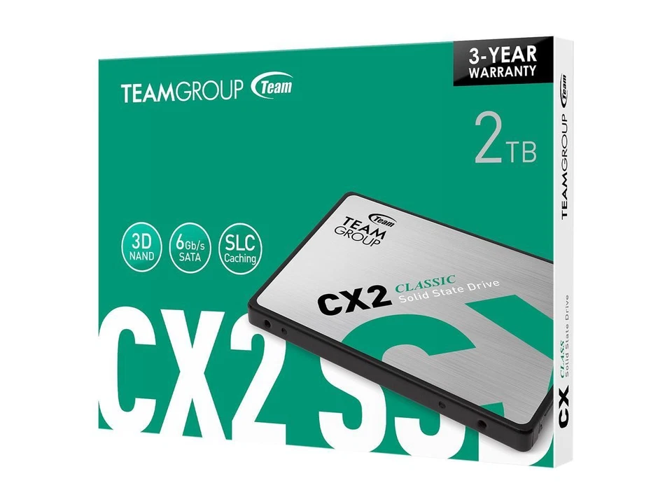 Team Group CX2 2.5" 2TB SATA III 3D TLC Internal Solid State Drive (SSD) - Image 4 of 4