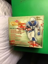2000 fleer showcase football sealed hobby box tom brady rc's?