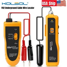 KOLSOL F02 Underground Cable Locator,Wire Tracer Cable Tester Tool With Earphone