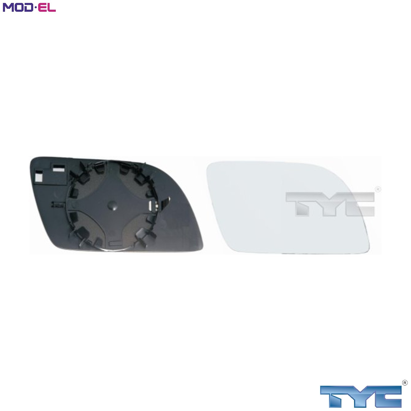 MIRROR GLASS EXTERIOR MIRROR 337-0061-1 FOR VW AUA/BKY/BBY 1.4L 4cyl POLO