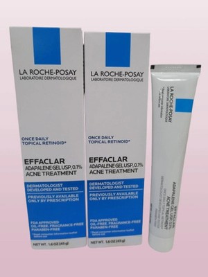 La Roche-Posay Effaclar 0.1% Acne Treatment 1.6 oz - Brand New! EXP: 2027 2PC