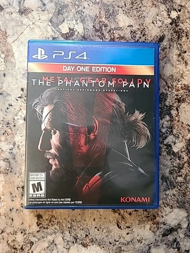 Metal Gear Solid V: The Phantom Pain (Sony PS4) - CIB - Like New w/ Poster