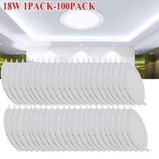 8Inch LED Ceiling Lights Ultra-Thin Recessed Retrofits Kit 6000K Daylight 18W