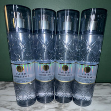 Bath  Body Works Salted Shorelines Fine Fragrance Mist Unisex 8 fl oz Set of 4