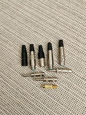 Lot Of 9 Professional Audio Connectors. 5 XLR, 3-1/4" Phone, 1 Male RCA Plug