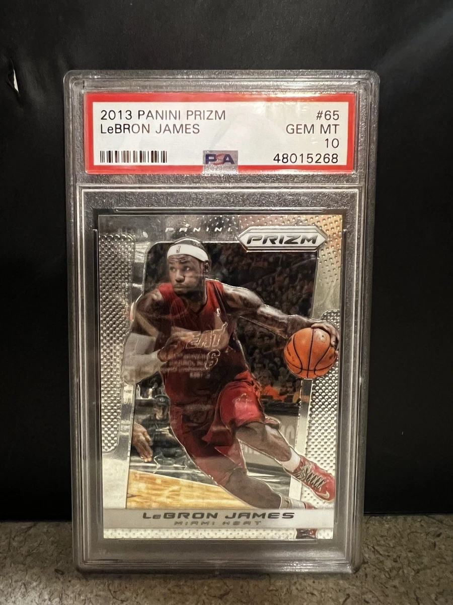 Panini LeBron James 10 Graded Basketball Sports Trading Cards