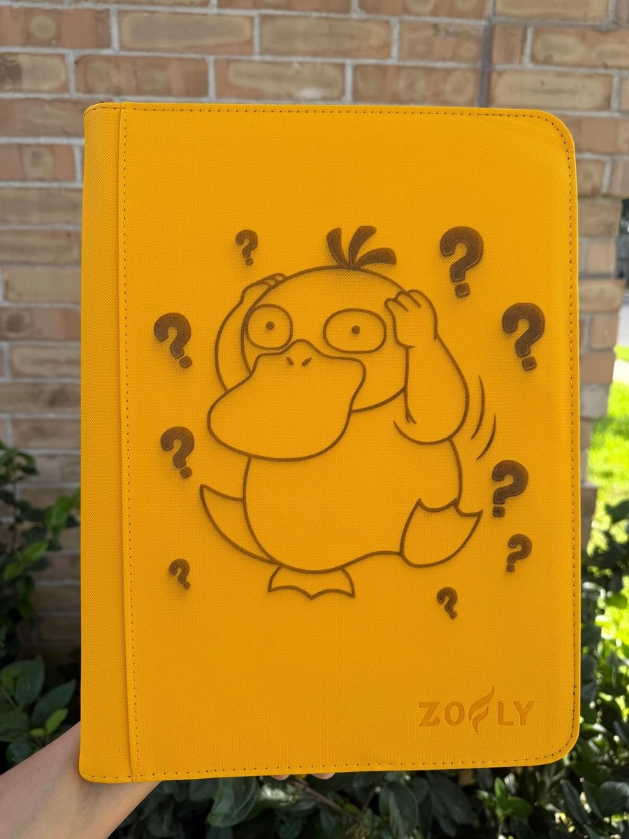 pokemon Laser Engraved 9 Pocket Psyduck Binder (Made To Order) | eBay