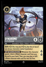 Disney Lorcana Wilds Unknown Syndrome Out for Revenge Non Foil 172/204
