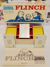 Vintage 1963 Flinch Famous Card Game by Parker Brothers CIB Sealed Packs USA
