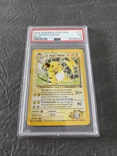 2000 Pokémon Gym Challenge Lt. Surges Raichu Holo PSA 3 #11