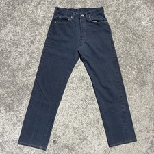 Vintage 1980s Levi s 501 XX Straight Fit Selvedge Denim Jeans 28 X 30 Overdyed