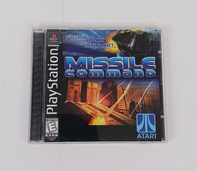Missile Command PS1 (Sony PlayStation 1, 1999) with Manual & Tested