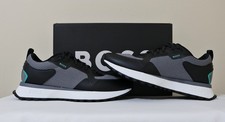 Hugo Boss Hombre Malla Detalle Entrenadores en Materiales Mixtos Zapatos Talla 11 Nuevo en Caja