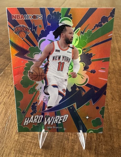 Topps 2026 NBA Hoops Jalen Brunson Hard Wired Insert Knicks #HW-5