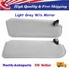 For 1993-2002 Firebird Camaro Light Grey Gray Sun Visor Set Wo Mirror Pair New For 1993-2002 Firebird Camaro Light Grey Gray Sun Visor Set Wo Mirror Pair New