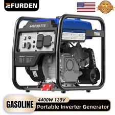 4400W Gas Generator Inverter 208CC 4-stroke OHV Engine 120V Output Gas Powered