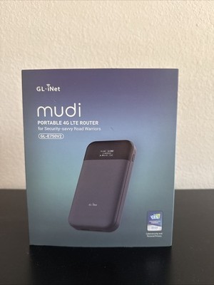 GL.iNet GL-E750V2 (MUDI) 4G LTE Portable Wi-Fi Hotspot for Travel | Mobile Ho...