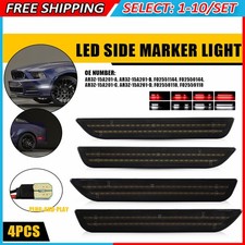 4-40x Led Side Marker Lights Smoked Lens White Red For Ford Mustang 2010 11-2014 4-40x Led Side Marker Lights Smoked Lens White Red For Ford Mustang 2010 11-2014