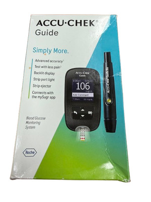 **Accu-Chek Guide Meter Diabetes Kit Blood Glucose Monitoring System Exp 2028