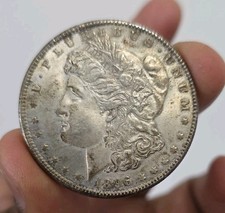 USA! 1896-P Morgan Silver Dollar in Decent Grade! 90% Silver Coin!