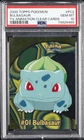 2000 TOPPS POKEMON TV ANIMATION CLEAR CARDS #PC2 BULBASAUR PSA 10