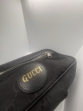 Authentic Gucci Grid Black Belt